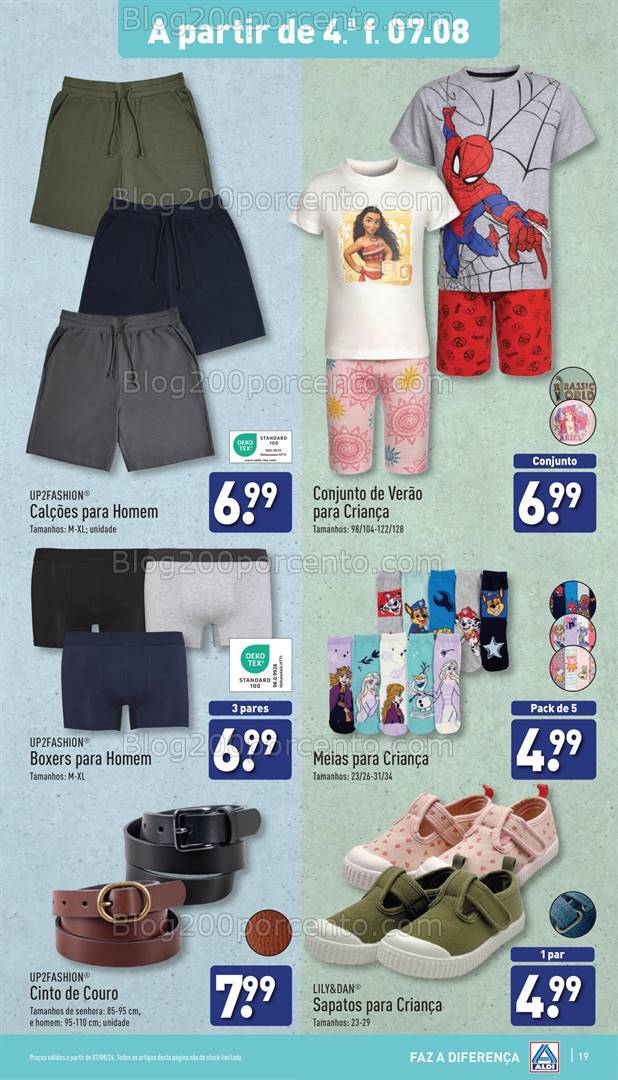 Antevisão Folheto ALDI Bazar Promoções de 7 a 13 agosto