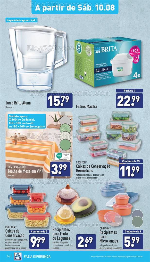 Antevisão Folheto ALDI Bazar Promoções de 7 a 13 agosto
