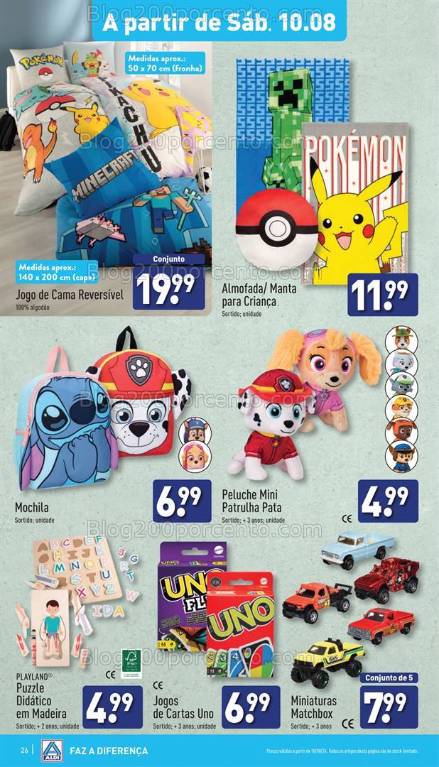 Antevisão Folheto ALDI Bazar Promoções de 7 a 13 agosto