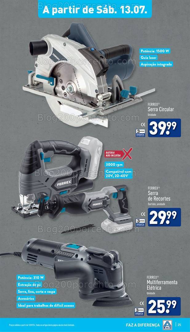 Antevisão Folheto ALDI Promoções de 10 a 16 julho