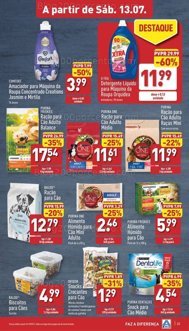 Antevisão Folheto ALDI Promoções de 10 a 16 julho