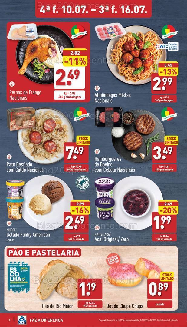 Antevisão Folheto ALDI Promoções de 10 a 16 julho