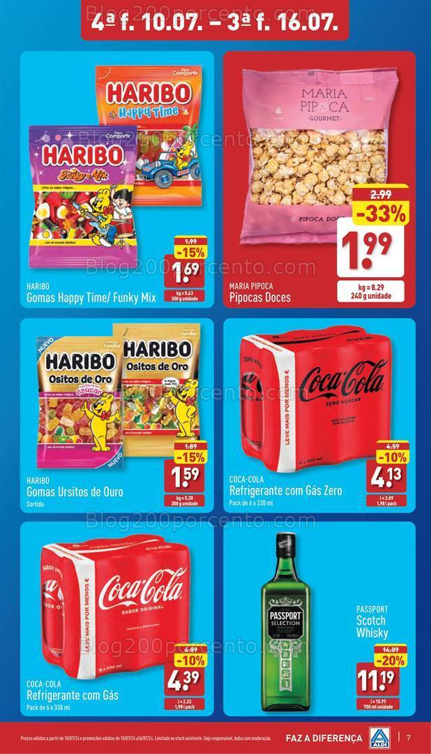 Antevisão Folheto ALDI Promoções de 10 a 16 julho