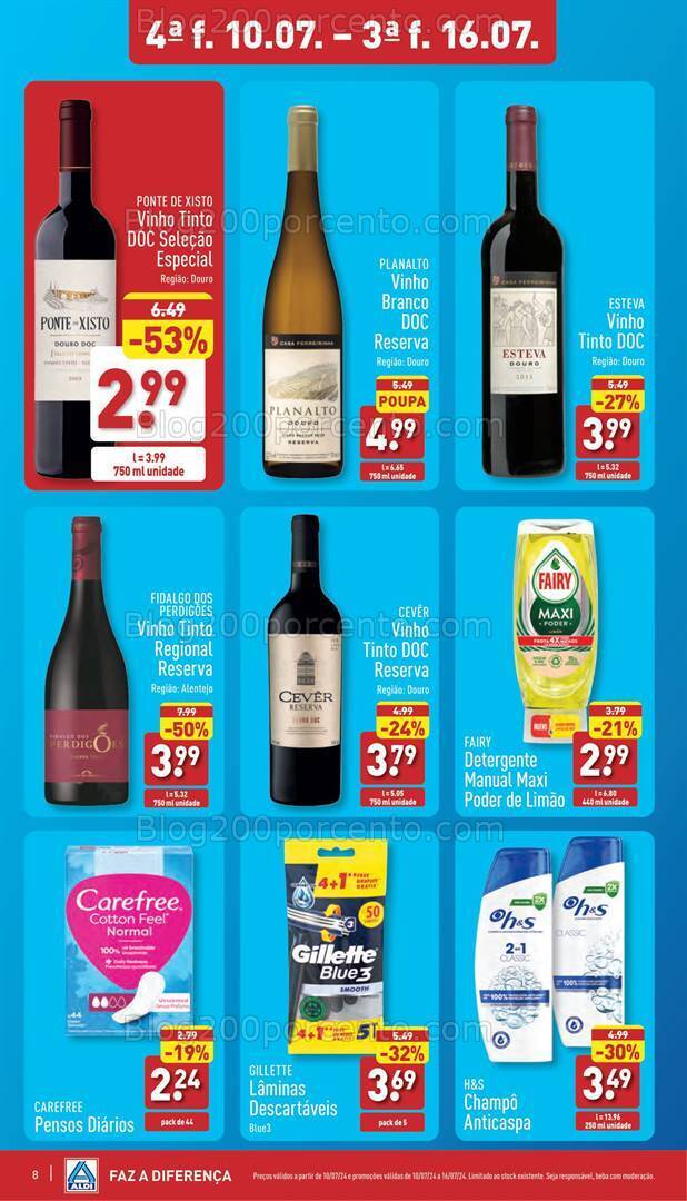 Antevisão Folheto ALDI Promoções de 10 a 16 julho