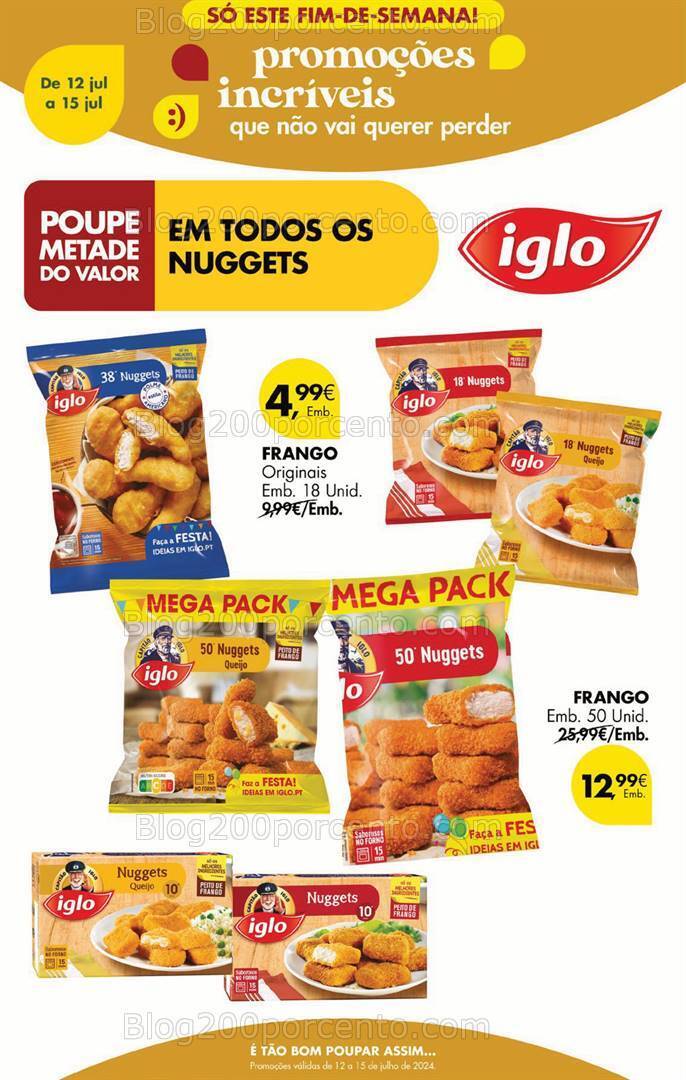 Antevisão Folheto PINGO DOCE Promoções Fim de Semana - 12 a 15 julho
