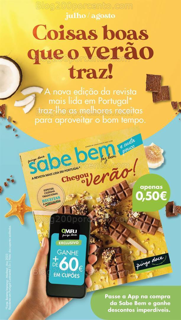 Antevisão Folheto PINGO DOCE Bazar Lojas Grandes Promoções de 9 a 15 julho