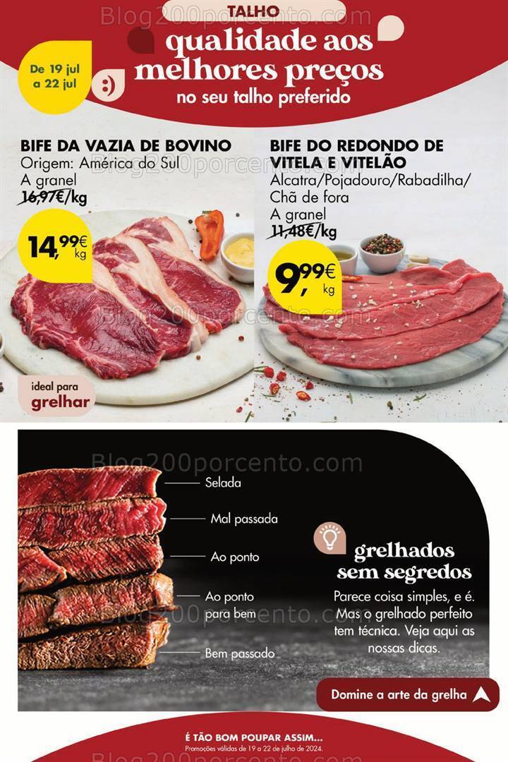 Antevisão Folheto PINGO DOCE Promoções Fim de Semana - Só 19 de julho