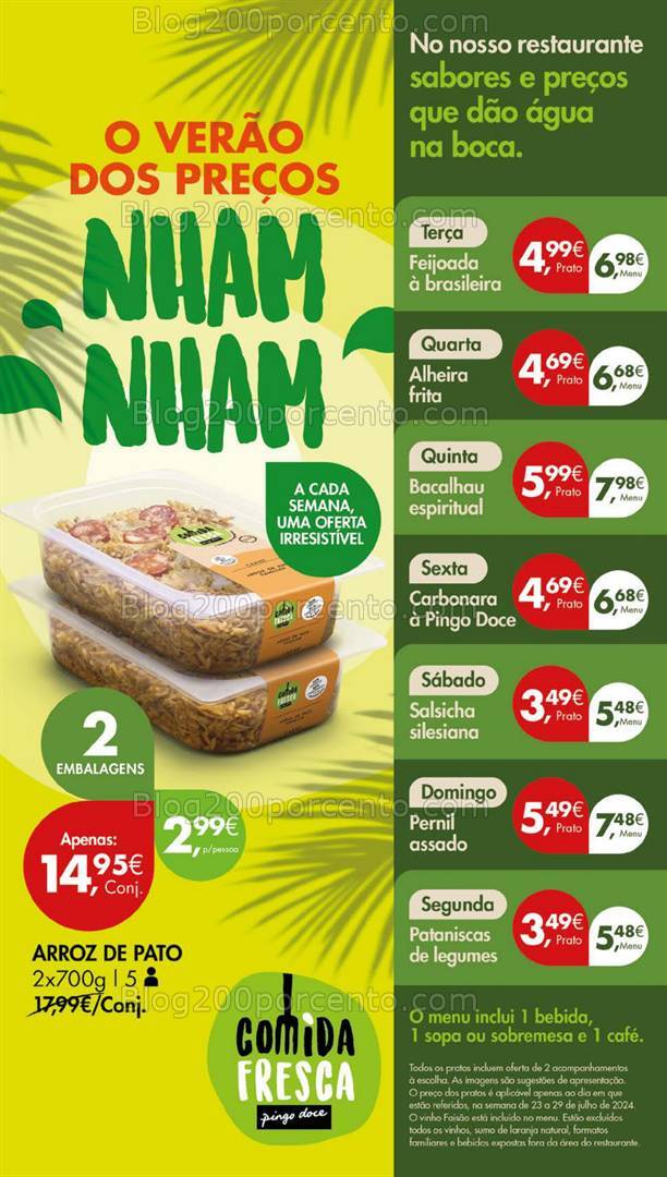 Antevisão Folheto PINGO DOCE Lojas Pequenas Promoções de 23 a 29 julho