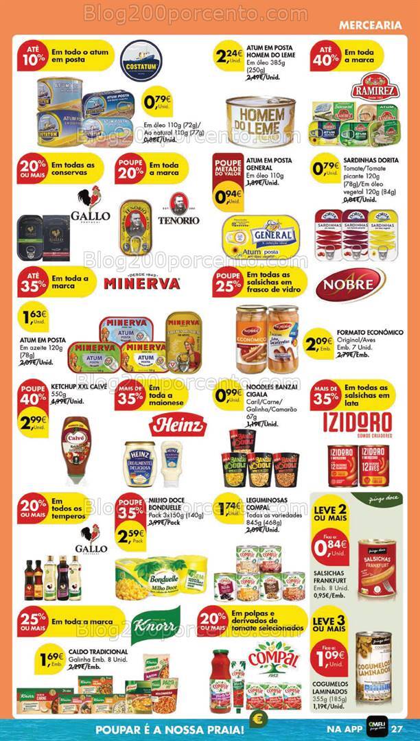 Antevisão Folheto PINGO DOCE Lojas Pequenas Promoções de 23 a 29 julho