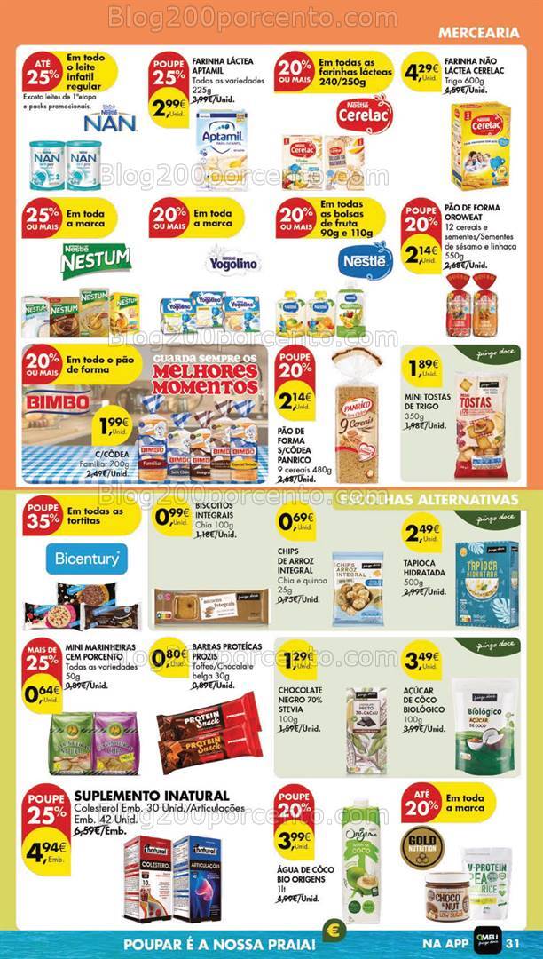 Antevisão Folheto PINGO DOCE Lojas Pequenas Promoções de 23 a 29 julho