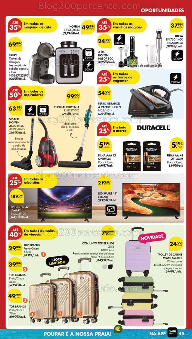 Antevisão Folheto PINGO DOCE Bazar Lojas Grandes Promoções de 23 a 29 julho