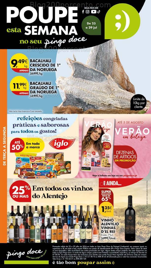 Antevisão Folheto PINGO DOCE Lojas Pequenas Promoções de 23 a 29 julho