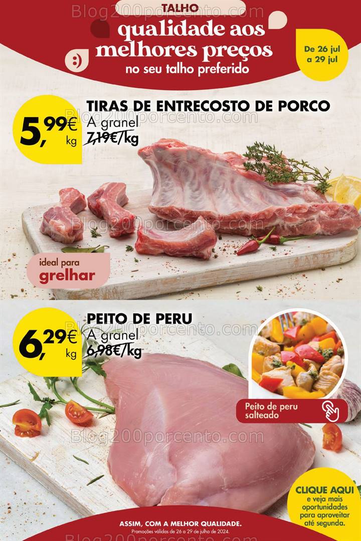 Antevisão Folheto PINGO DOCE  Promoções Fim de Semana - 26 a 29 julho