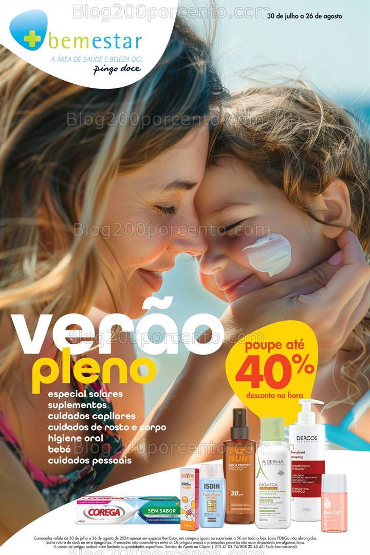 Antevisão Folheto PINGO DOCE Bem-Estar Verão Promoções de 30 julho a 26 agosto