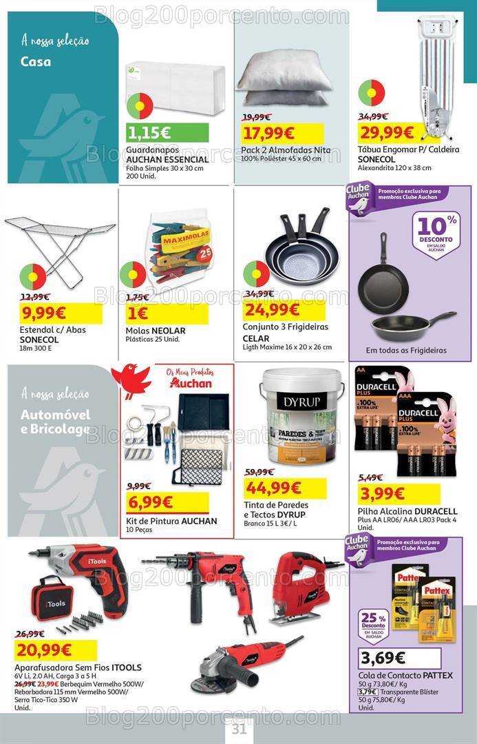 Antevisão Folheto AUCHAN Promoções de 23 julho a 5 agosto