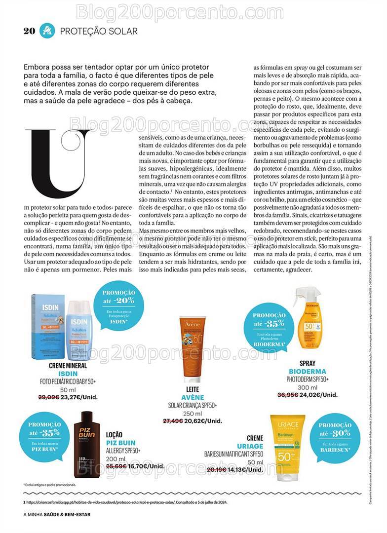 Antevisão Folheto AUCHAN Saúde e Bem-Estar Promoções de 5 agosto a 4 setembro