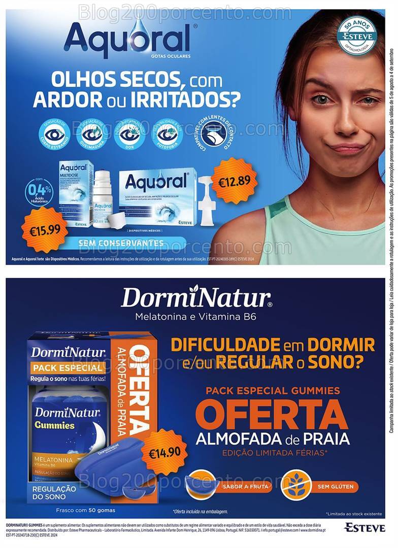 Antevisão Folheto AUCHAN Saúde e Bem-Estar Promoções de 5 agosto a 4 setembro