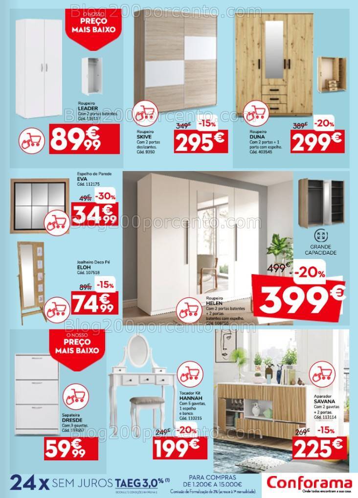 Antevisão Folheto CONFORAMA Promoções de 25 julho a 28 agosto