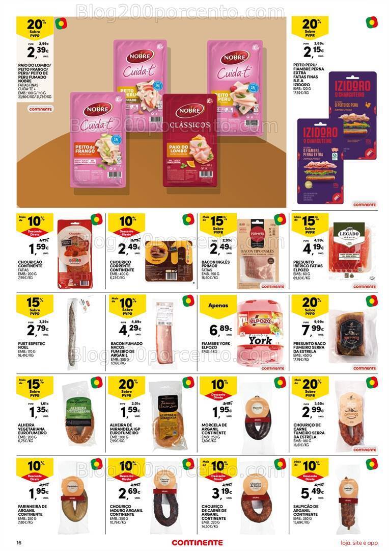 Antevisão Folheto CONTINENTE Promoções de 16 a 22 julho