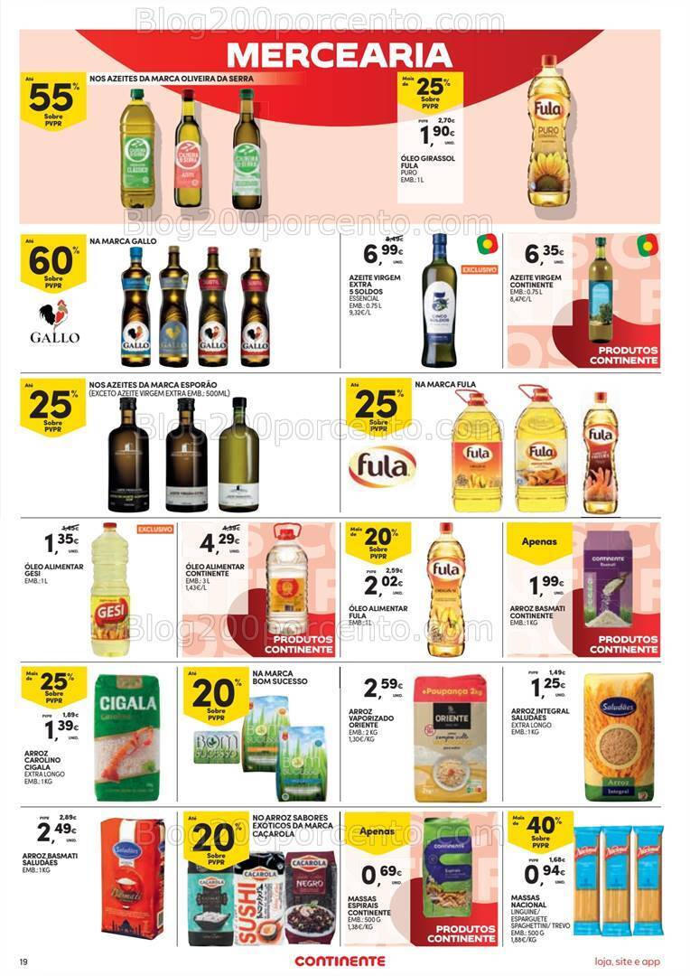 Antevisão Folheto CONTINENTE Promoções de 16 a 22 julho