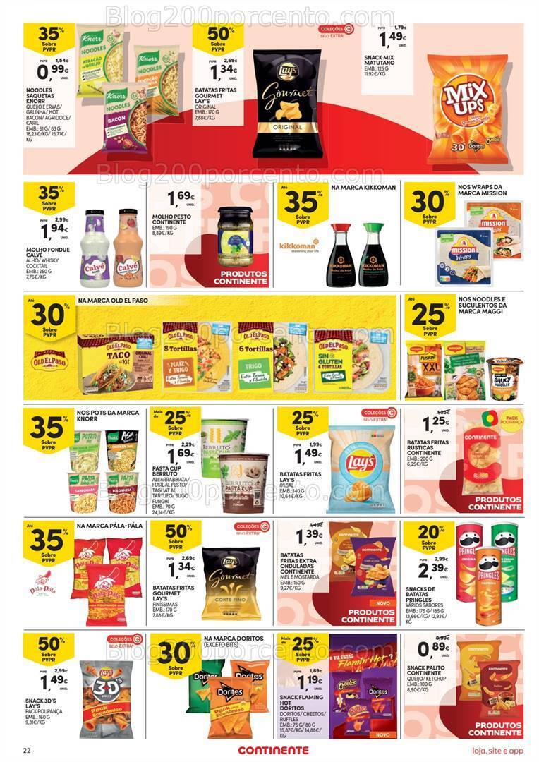 Antevisão Folheto CONTINENTE Promoções de 16 a 22 julho