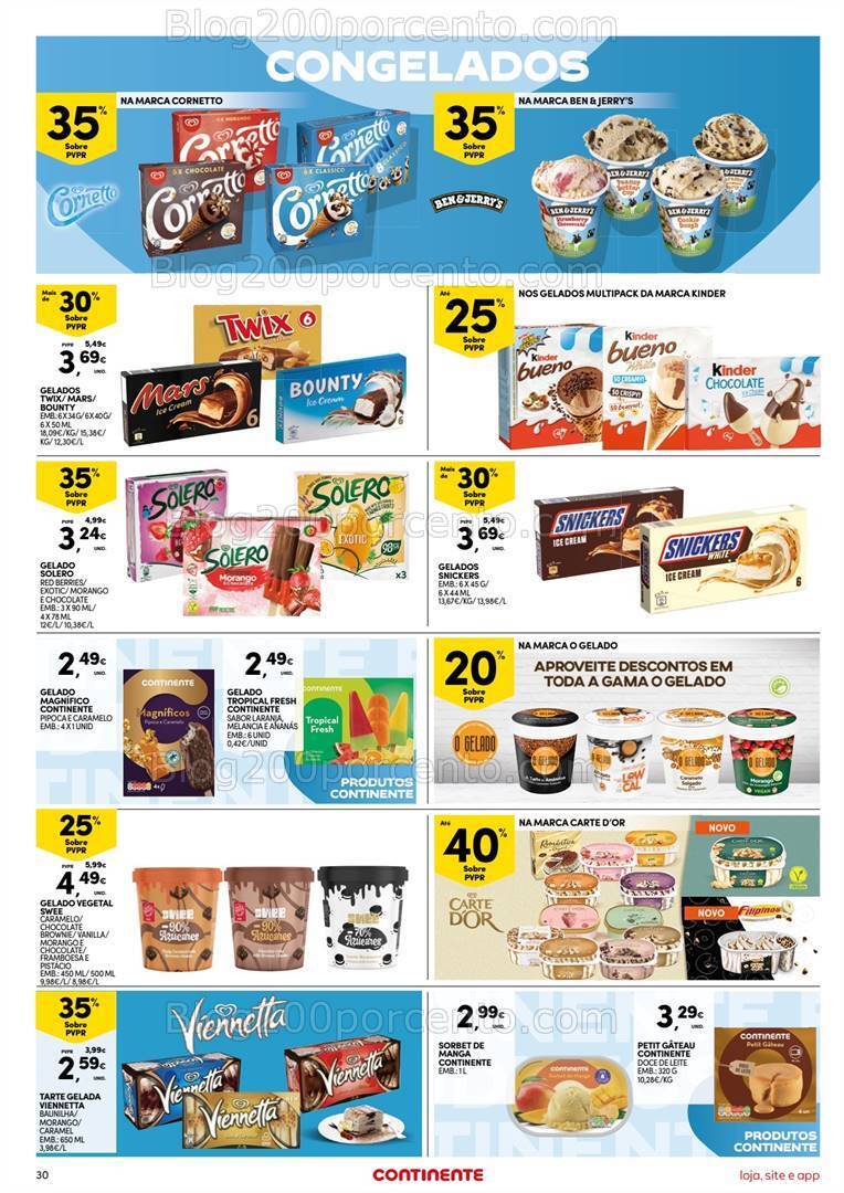 Antevisão Folheto CONTINENTE Promoções de 16 a 22 julho