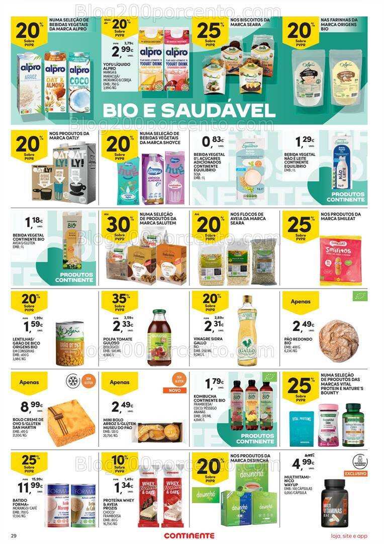 Antevisão Folheto CONTINENTE Promoções de 9 a 15 julho