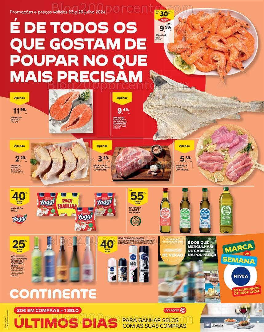 Antevisão Folheto CONTINENTE Madeira Promoções de 23 a 29 julho