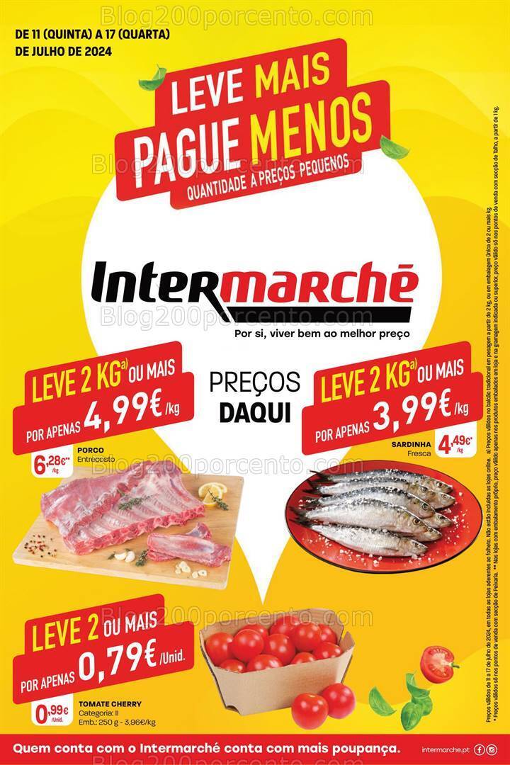 Antevisão Folheto INTERMARCHÉ Super Promoções de 11 a 17 julho