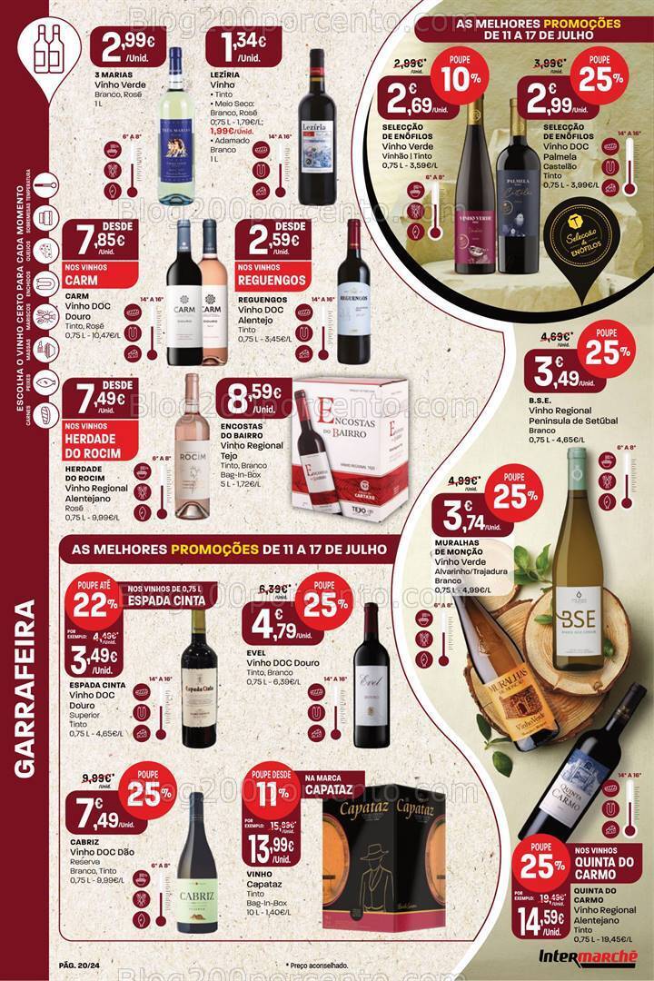 Antevisão Folheto INTERMARCHÉ Super Promoções de 11 a 17 julho