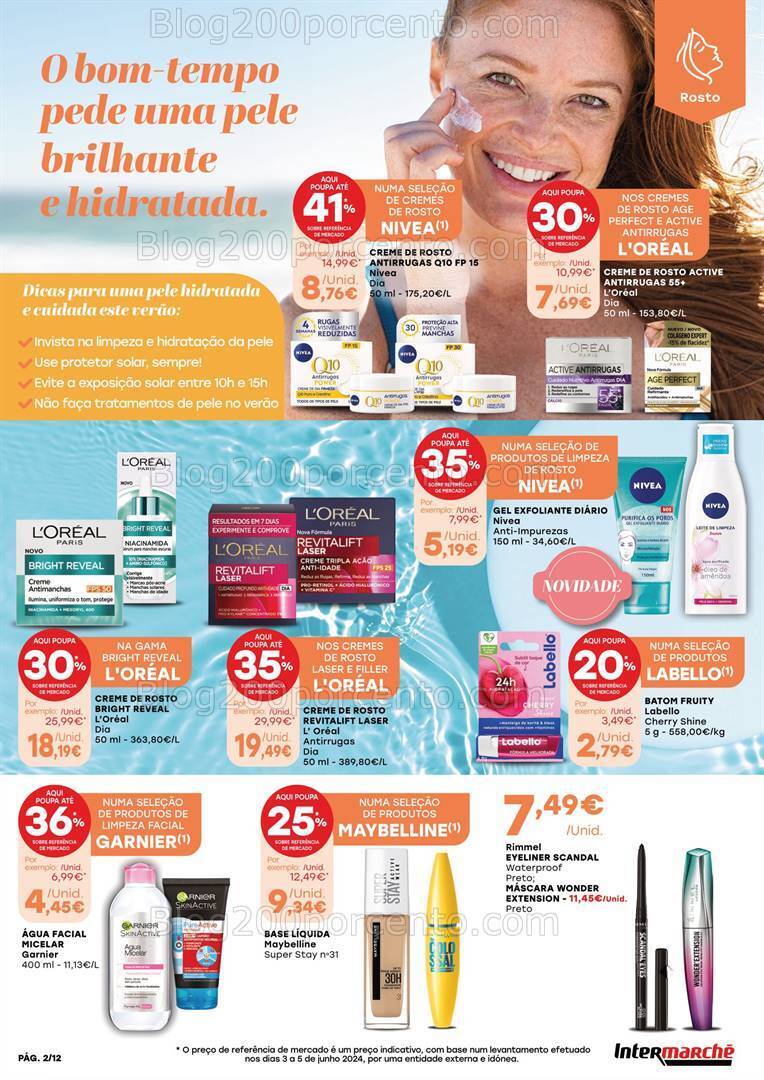 Antevisão Folheto INTERMARCHÉ Beleza de Verão Promoções de 11 a 24 julho