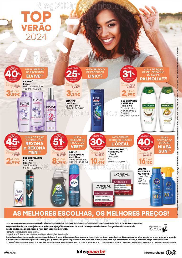 Antevisão Folheto INTERMARCHÉ Beleza de Verão Promoções de 11 a 24 julho
