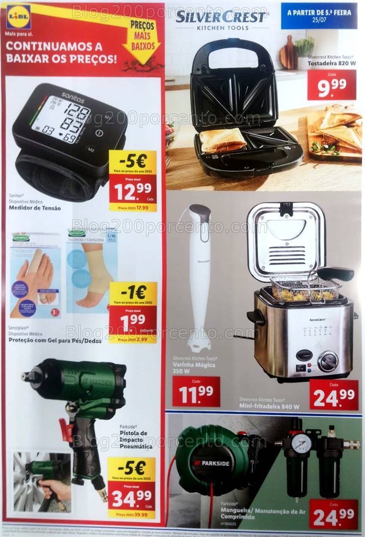Antevisão Folheto LIDL Bazar Promoções a partir de 25 julho