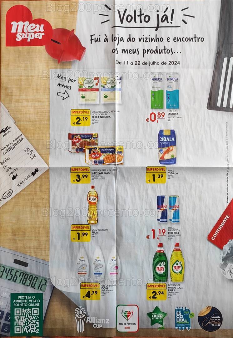 Antevisão Folheto MEU SUPER Promoções de 11 a 22 julho