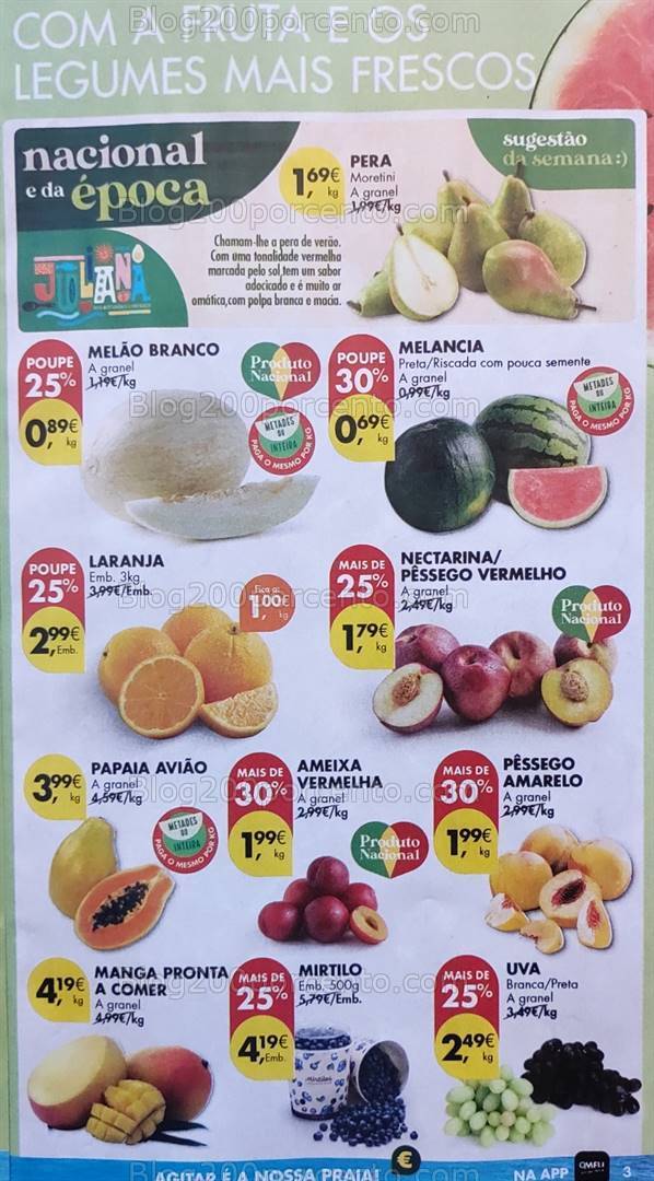 Antevisão Folheto PINGO DOCE Promoções de 23 a 29 julho