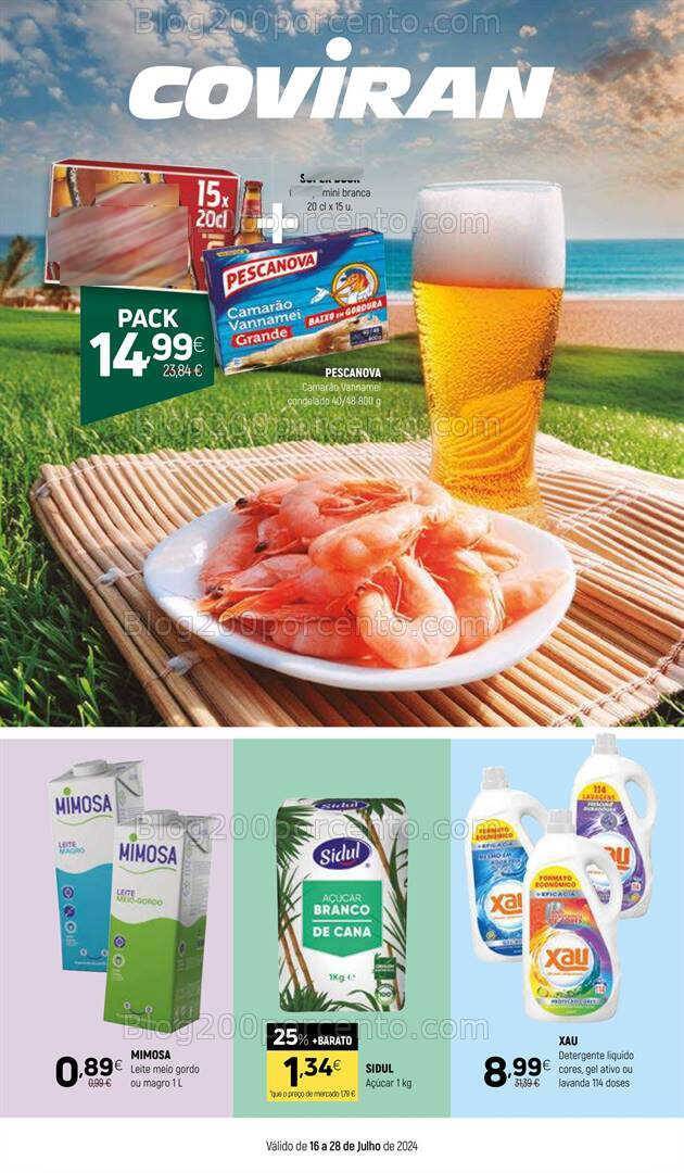 Antevisão Folheto COVIRAN Promoções de 16 a 22 julho