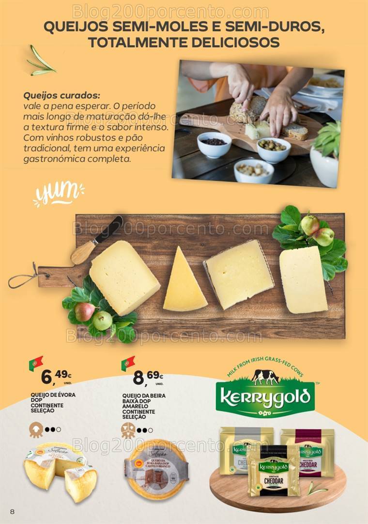 Antevisão Folheto CONTINENTE Especial Queijos Promoções de 16 julho a 25 agosto