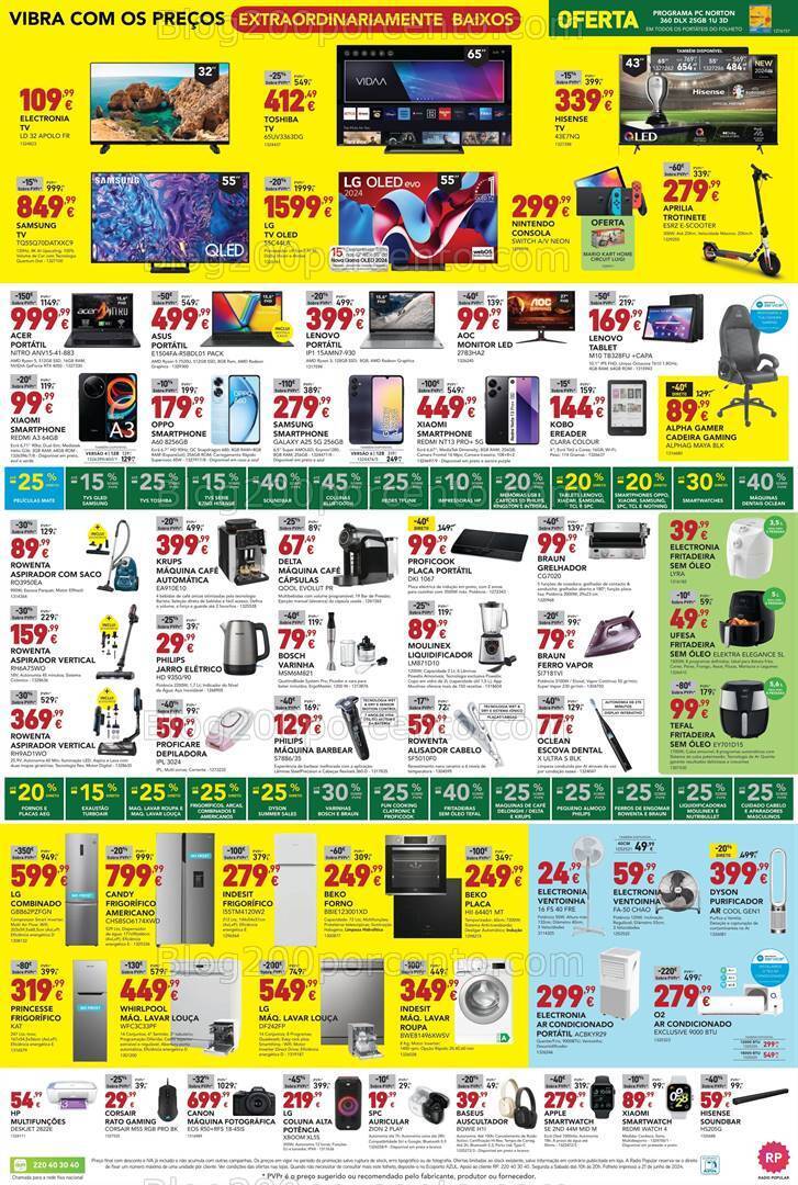 Antevisão Folheto RADIO POPULAR Promoções de 1 a 10 julho