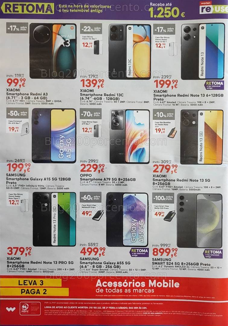 Antevisão Folheto WORTEN Promoções de 9 a 15 julho