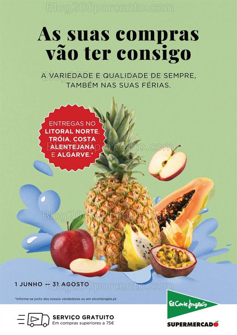 Antevisão Folheto EL CORTE INGLÉS Promoções de 9 a 22 agosto
