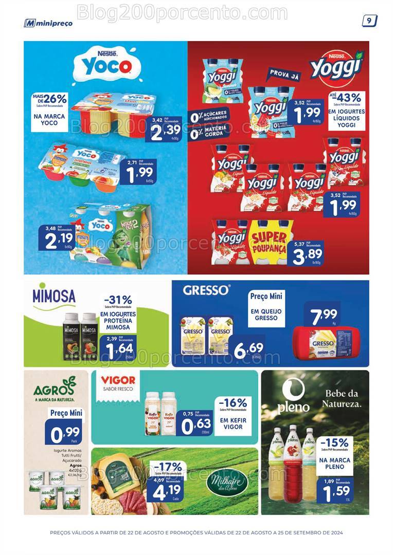 Antevisão Folheto MINIPREÇO Regresso às Aulas Promoções de 22 agosto a 25 setembro