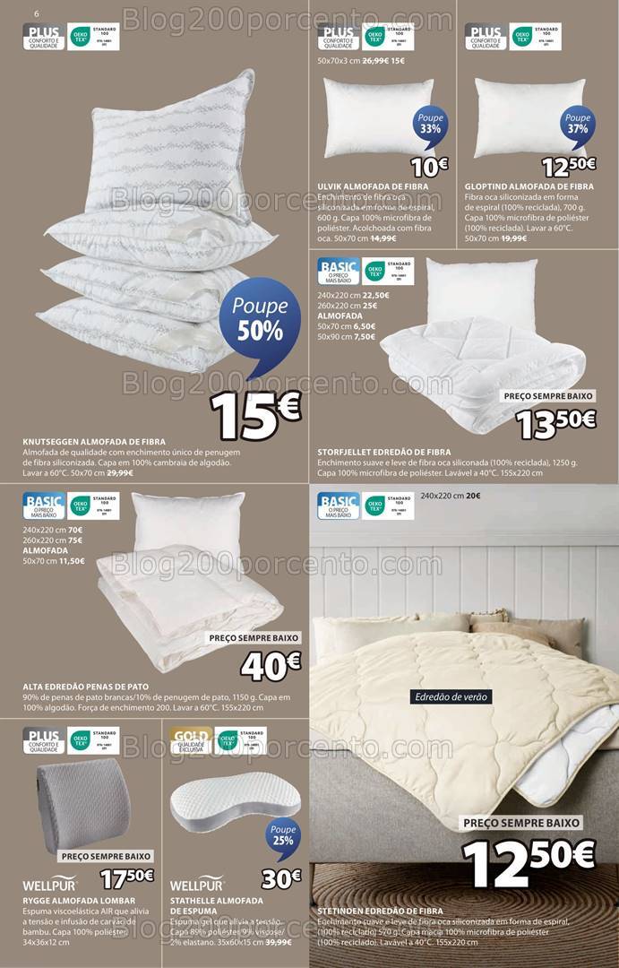 Antevisão Folheto JYSK Promoções de 22 agosto a 4 setembro