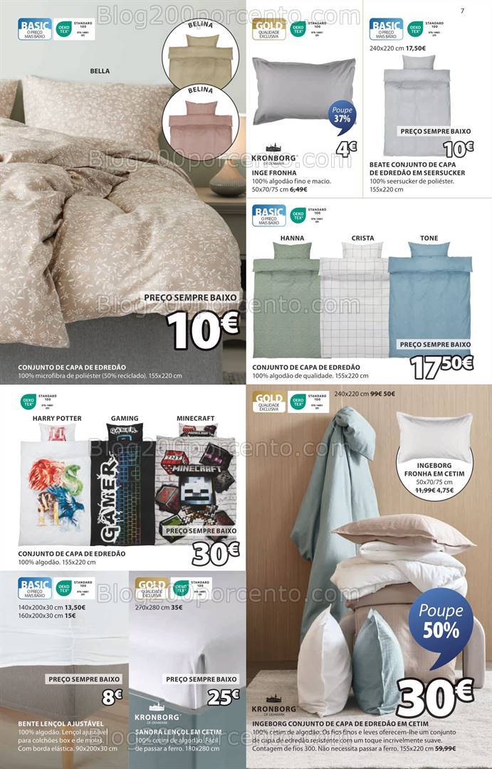 Antevisão Folheto JYSK Promoções de 22 agosto a 4 setembro