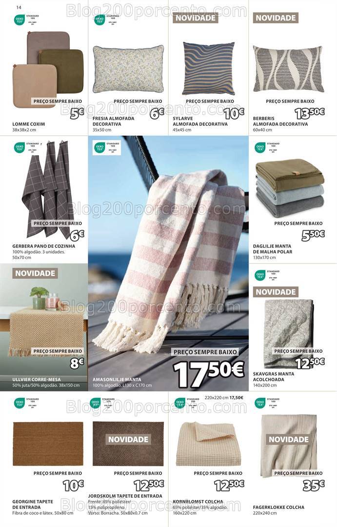 Antevisão Folheto JYSK Promoções de 22 agosto a 4 setembro