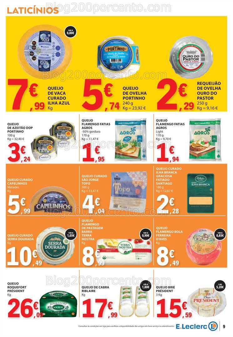 Antevisão Folheto E-LECLERC Promoções de 29 agosto a 4 setembro