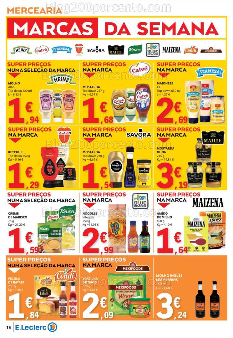 Antevisão Folheto E-LECLERC Promoções de 29 agosto a 4 setembro
