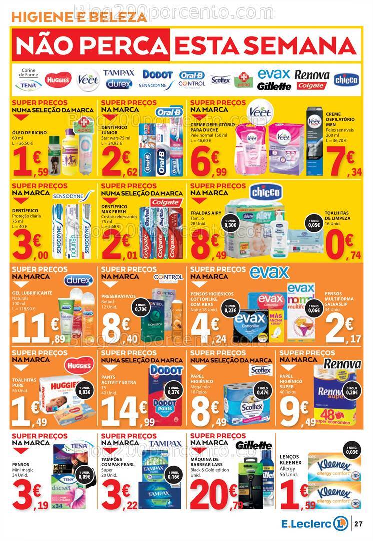 Antevisão Folheto E-LECLERC Promoções de 29 agosto a 4 setembro