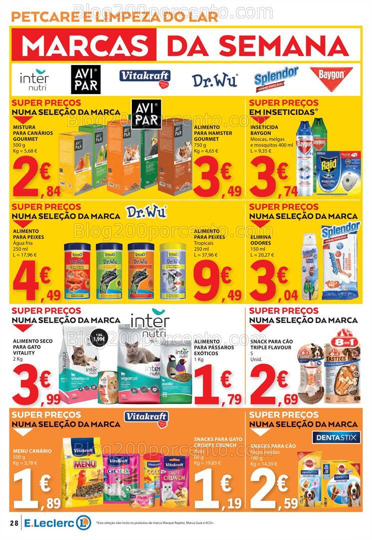 Antevisão Folheto E-LECLERC Promoções de 29 agosto a 4 setembro
