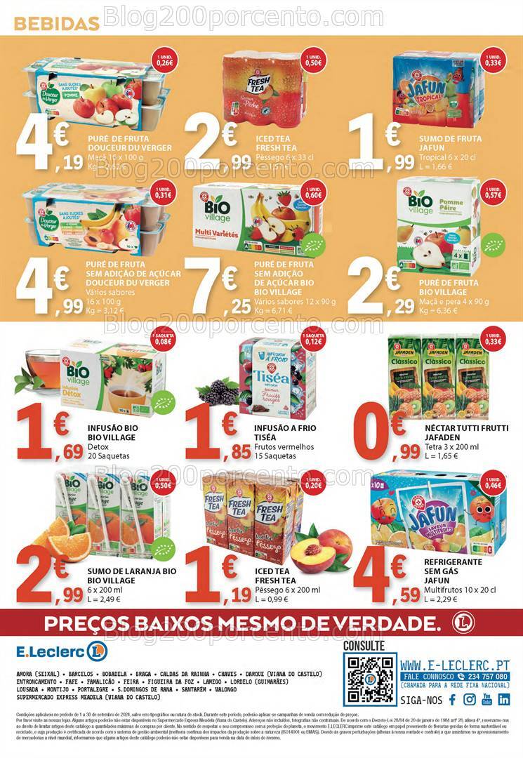 Antevisão Folheto E-LECLERC Especial Marca Guia Promoções de 1 a 30 setembro