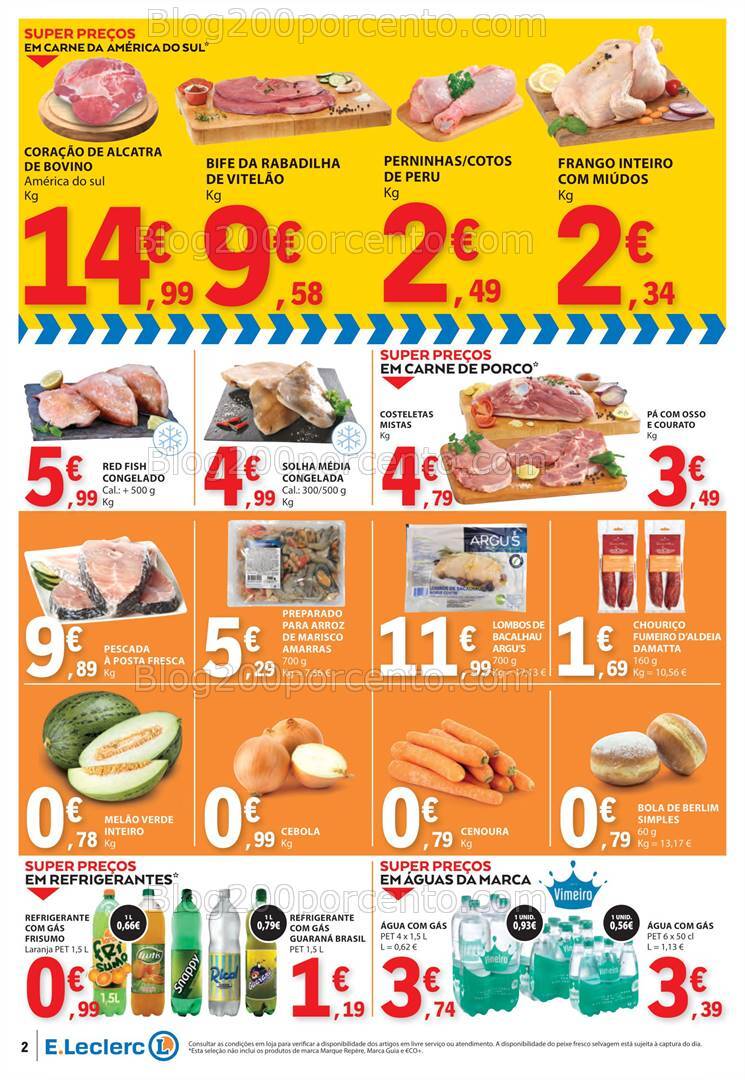 Antevisão Folheto E-LECLERC Promoções Fim de Semana - 30 agosto a 1 setembro